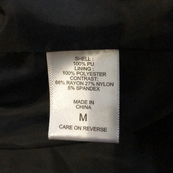 New York & Co. Asymmetrical Faux Leather Jacket - Picture 8 of 10